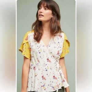 Anthropologie Meadow Rue size 8 blouse